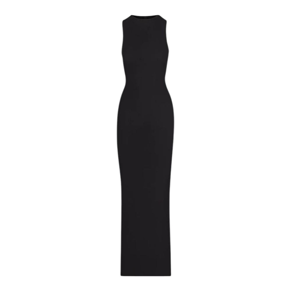 SKIMS Black Maxi Dress